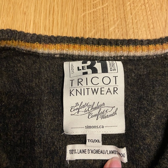 Tricot Lamb’s Wool Crewneck - Picture 6 of 8